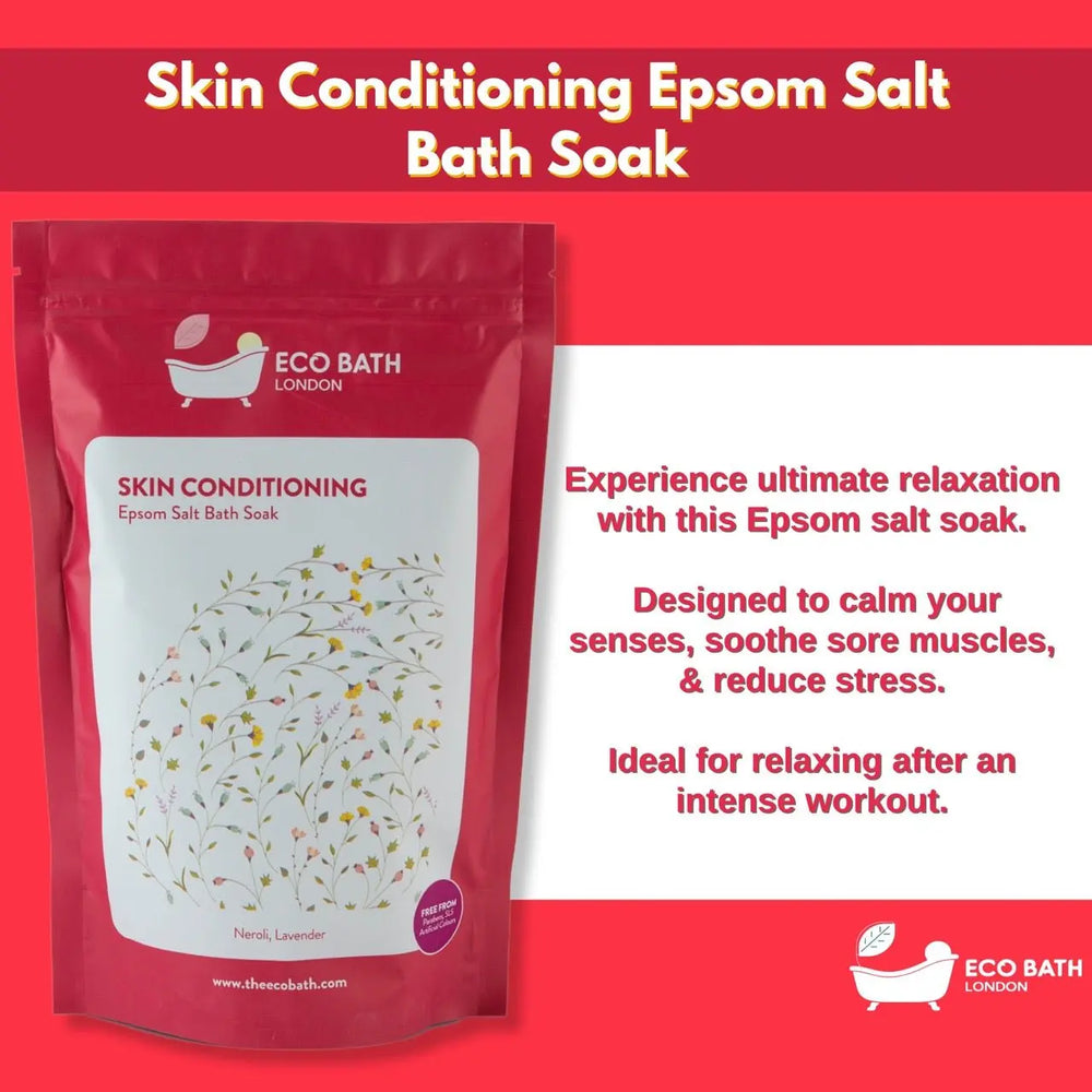 Eco Bath London Skin Conditioning Epsom Salt Bath Soak - Pouch Eco Bath London