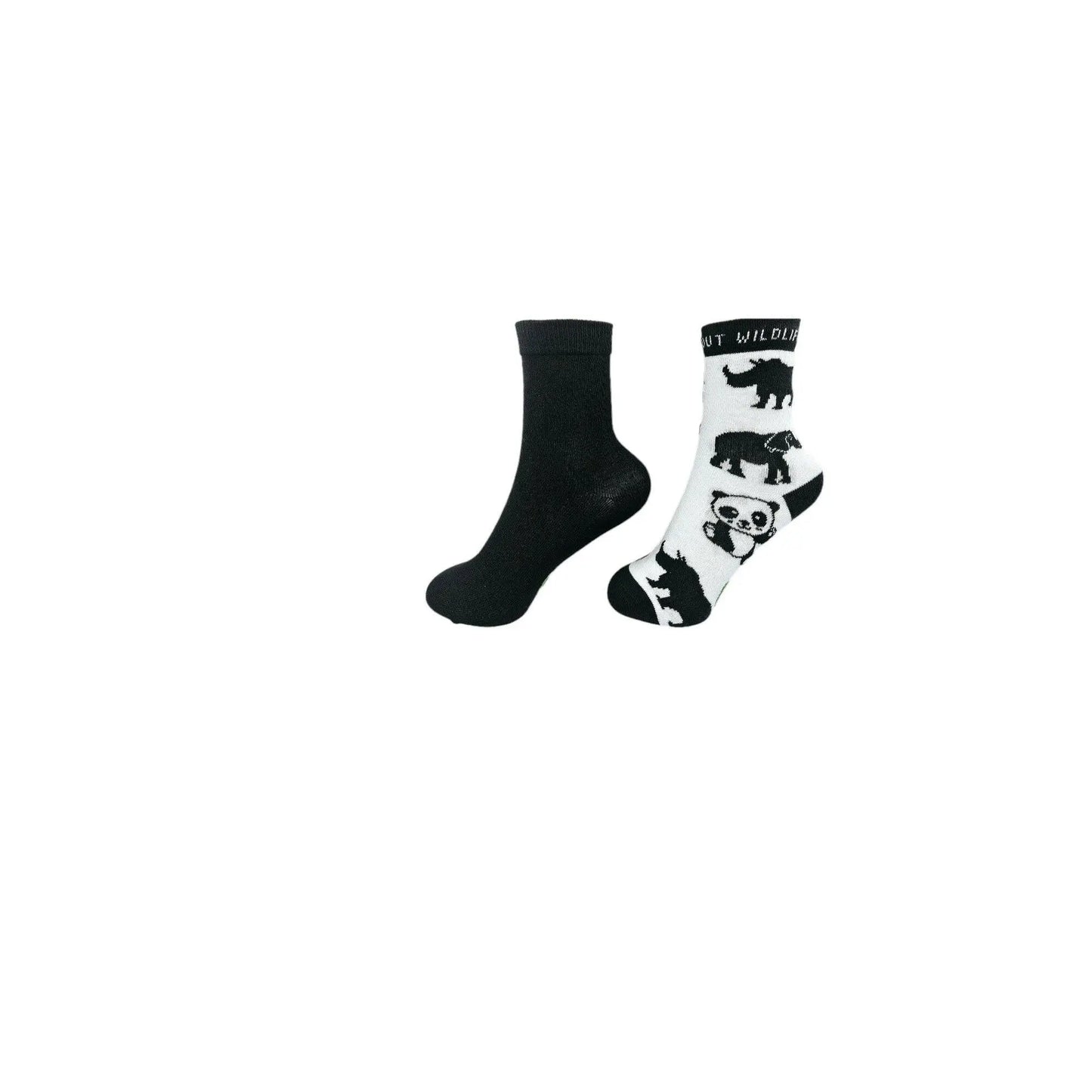 Eco Essentials Organic Cotton Kids Socks Duo: School & Safari Eco Kiddies
