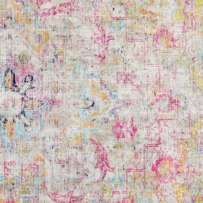 Eco-Washable Multicolour Rug Vintage Design The Rugs