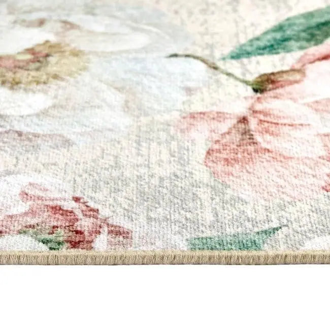 Eco-Washable Rug Flower Design The Rugs