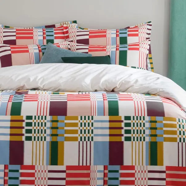 Elements Ryker 100% Cotton Duvet Cover and Pillowcase Set Dunelm