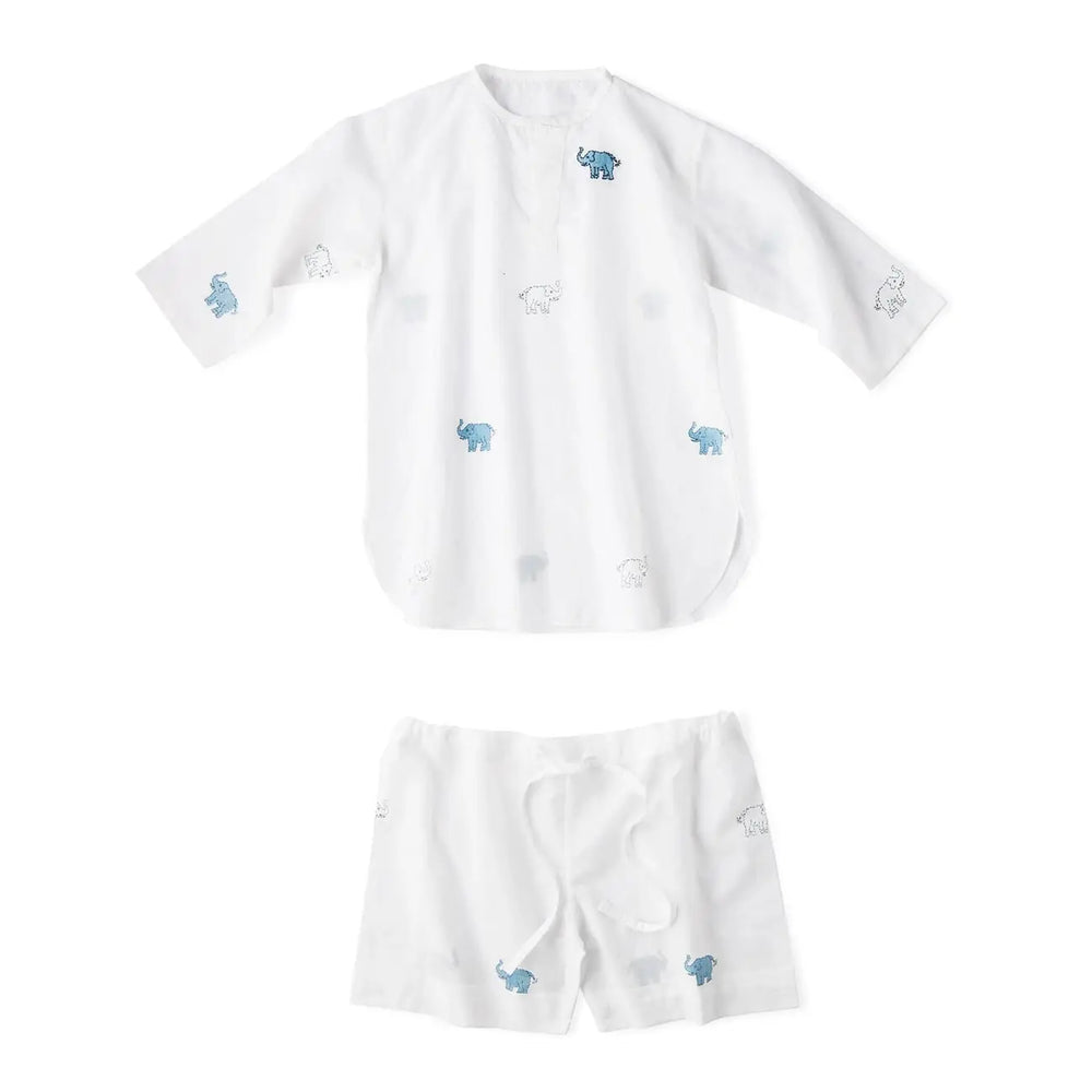 Elephant Bloomer And Sleep Shirt Bamford