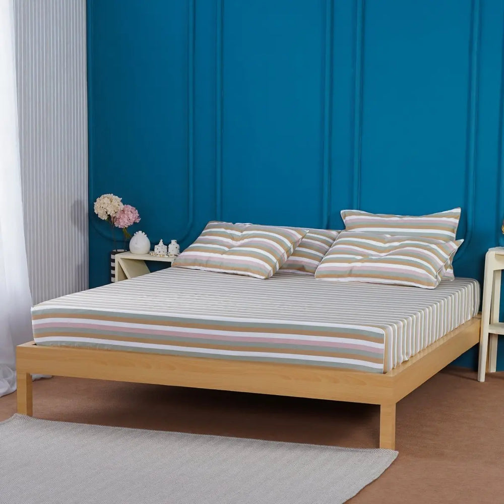 Ella Cotton - Serene Stripe Fitted Sheet SHEET STORY