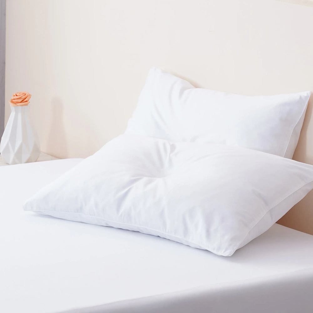 Ella Cotton - White Pillowcases Pair SHEET STORY