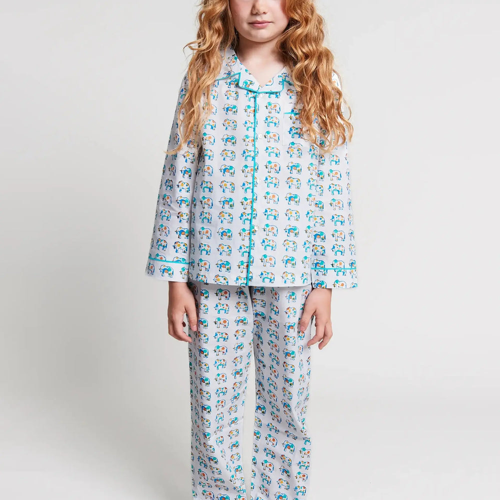 Ella's Polka Dot Parade Kids Pyjama Trouser Set Kutti Lulu