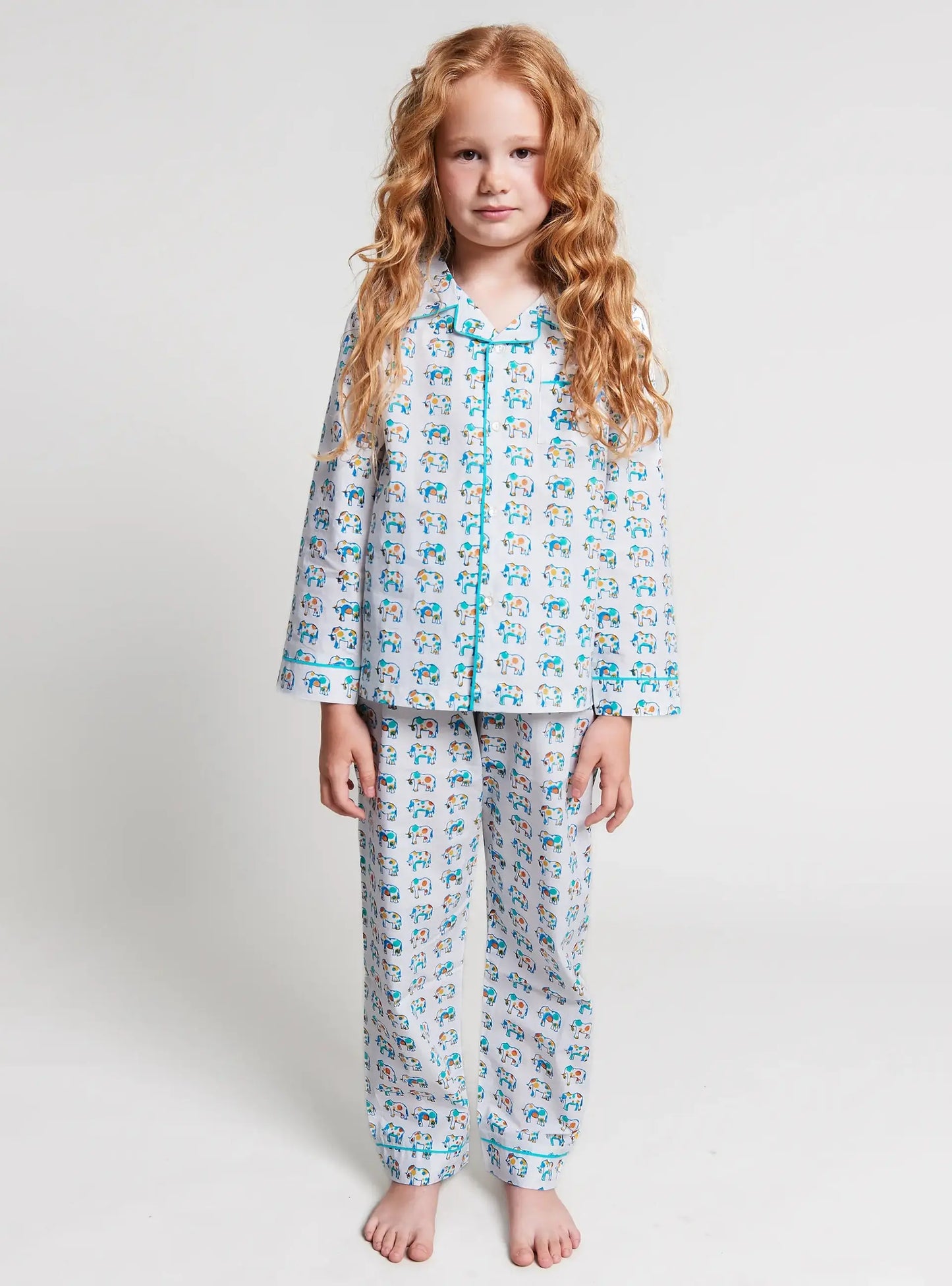 Ella's Polka Dot Parade Kids Pyjama Trouser Set Kutti Lulu
