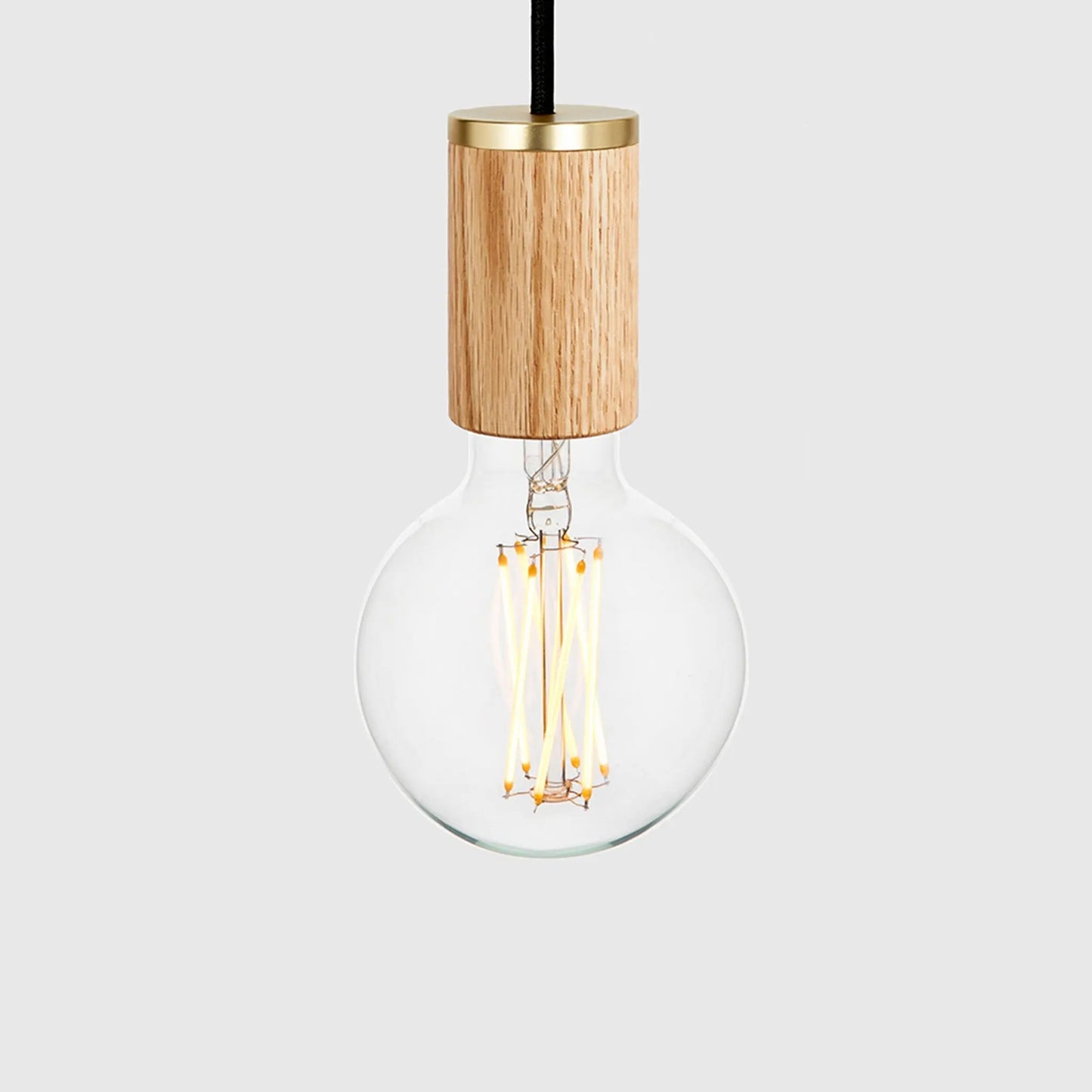 Elva Pendant Light Non-Tinted in Oak Tala