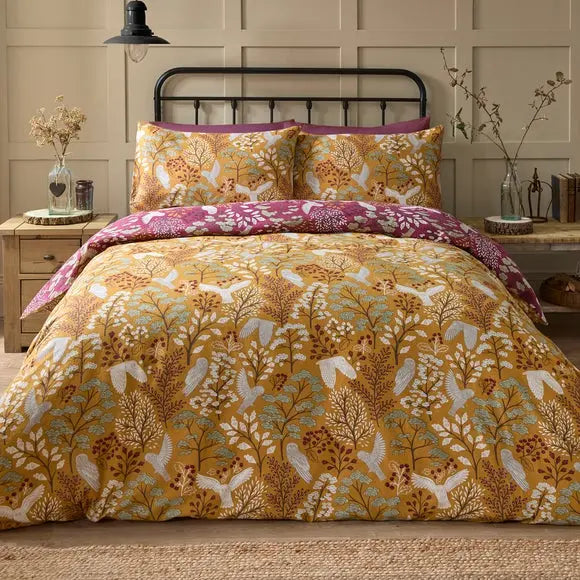 Enchanted 100% Cotton Duvet Cover & Pillowcase Set Dunelm