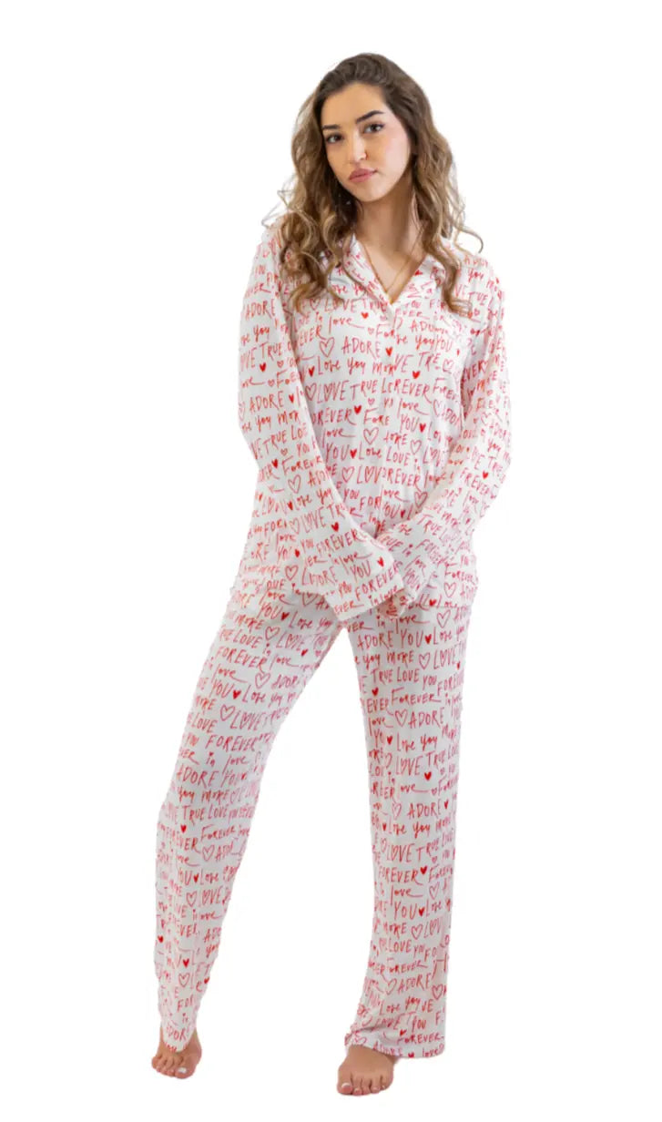 Endless Love Women's Bamboo Pyjama Trouser Set Sible