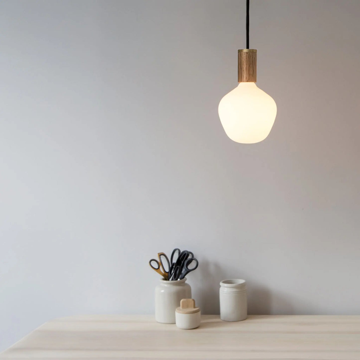 Enno Pendant Light in Walnut Tala