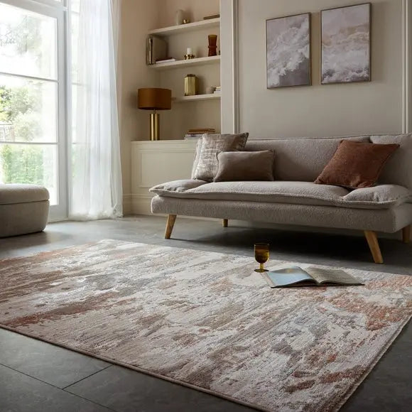 Enzo Abstract Ombre Rug Dunelm
