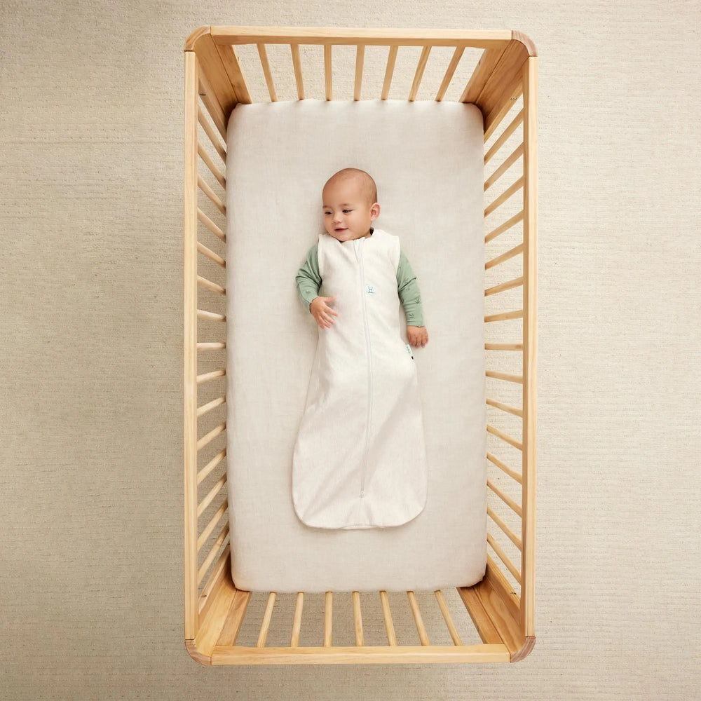 ErgoPouch - Organic All Year Jersey Sleeping Bag - Oatmeal - 1.0 TOG ergoPouch