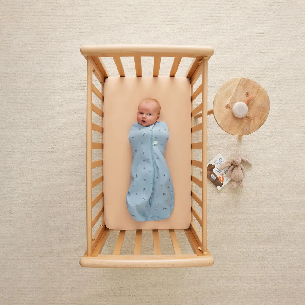 ErgoPouch - Organic Summer Cocoon Swaddle Sleeping Bag - Dragonfly - 0.2 TOG ergoPouch