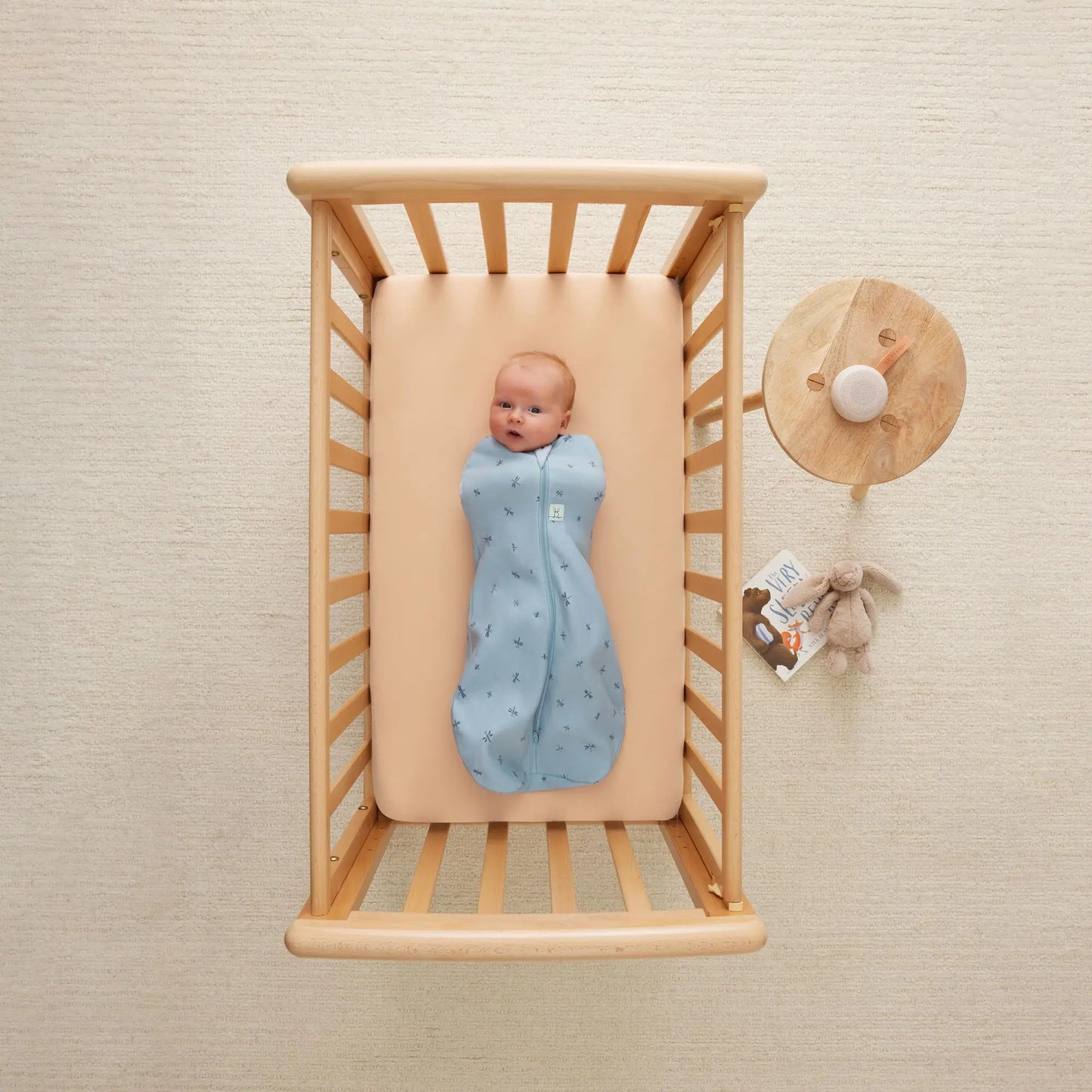 ErgoPouch - Organic Summer Cocoon Swaddle Sleeping Bag - Dragonfly - 0.2 TOG ergoPouch