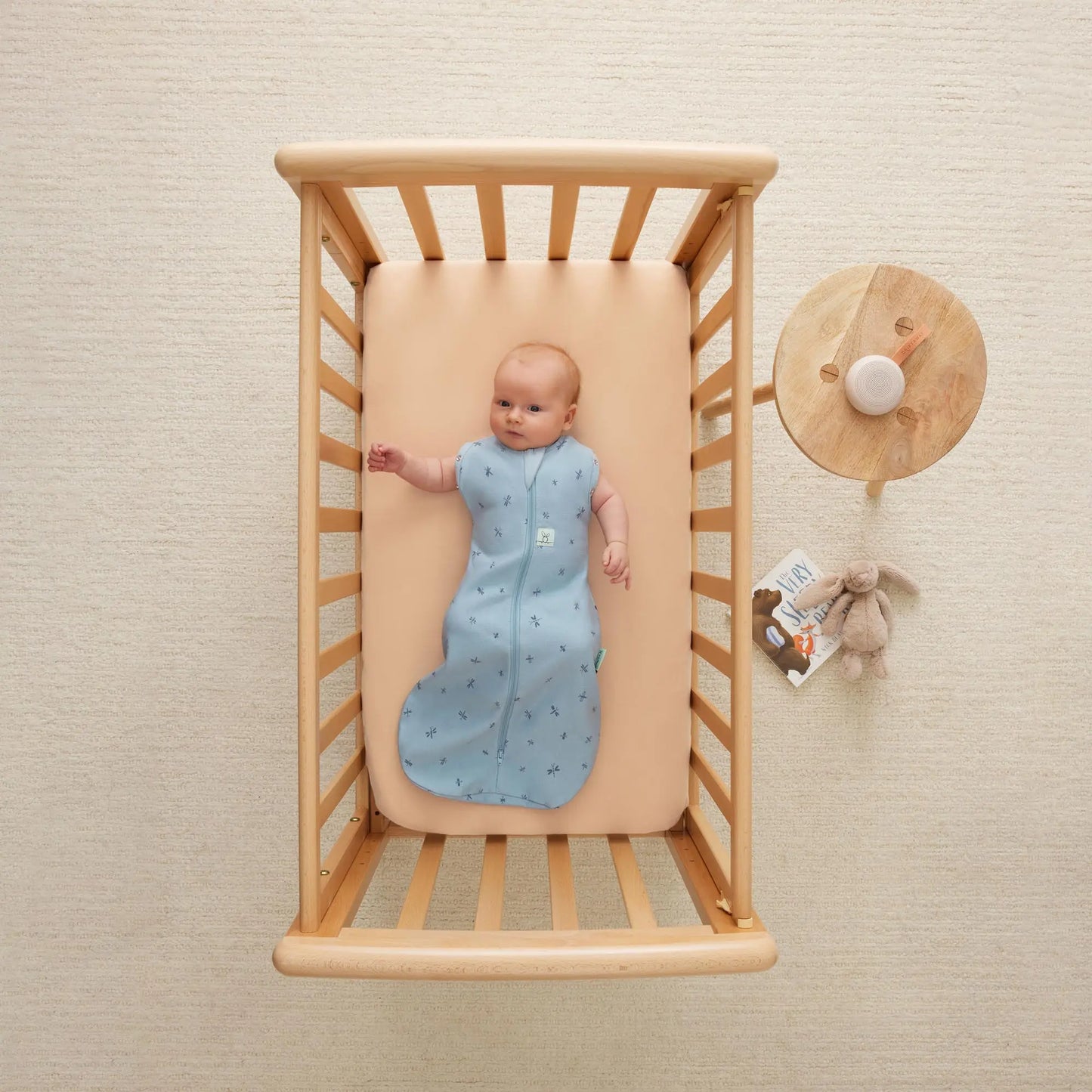 ErgoPouch - Organic Summer Cocoon Swaddle Sleeping Bag - Dragonfly - 0.2 TOG ergoPouch