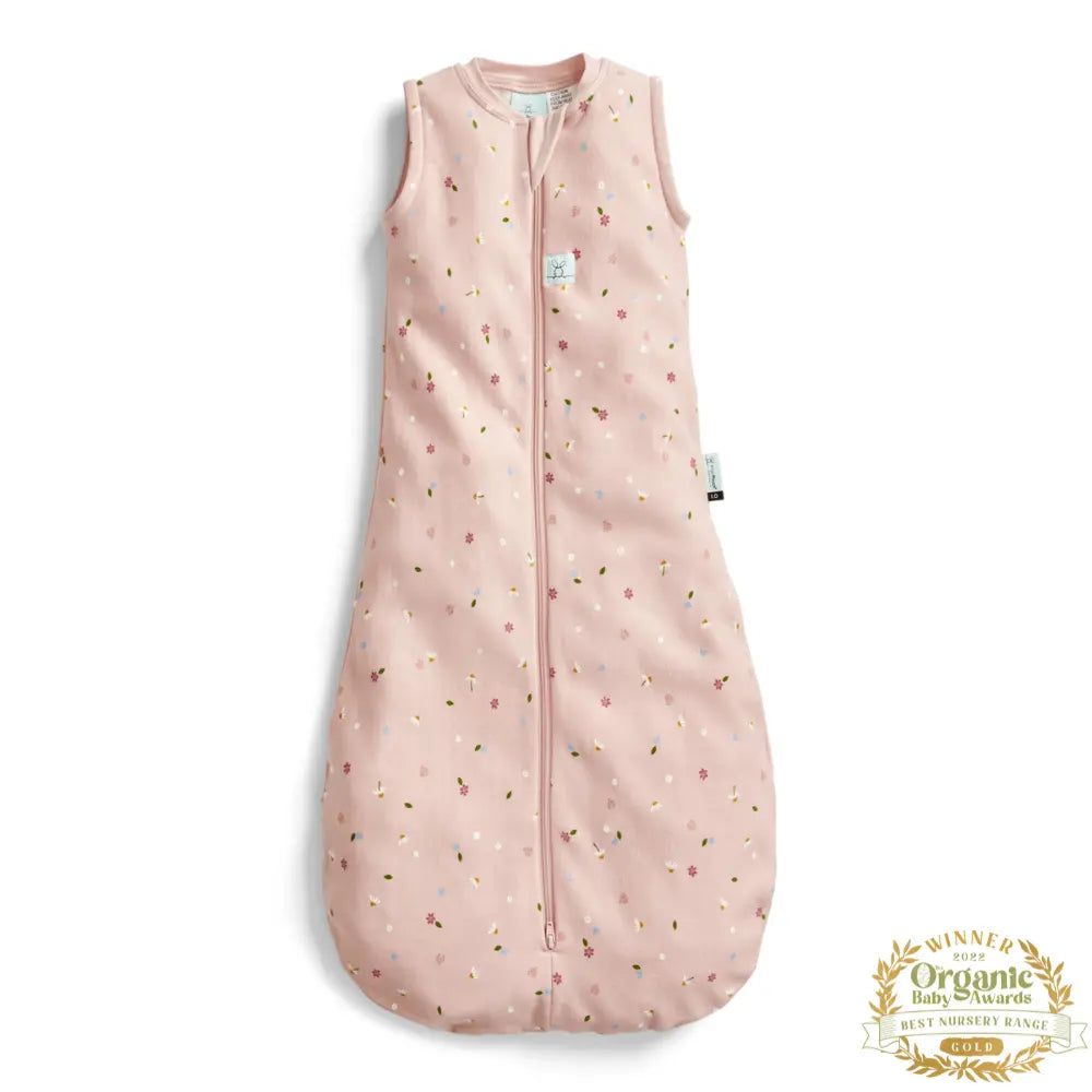 ErgoPouch - Organic Summer Jersey Sleeping Bag - Daisies - 0.2 TOG ergoPouch