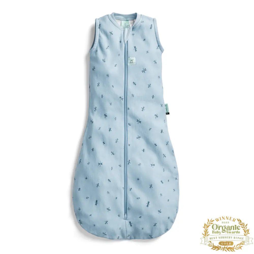 ErgoPouch - Organic Summer Jersey Sleeping Bag - Dragonfly - 0.2 TOG ergoPouch