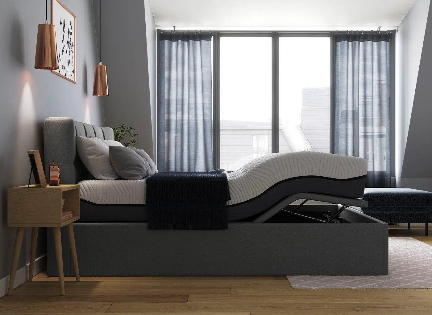 Ergomotion Ottoman Grey Dreams