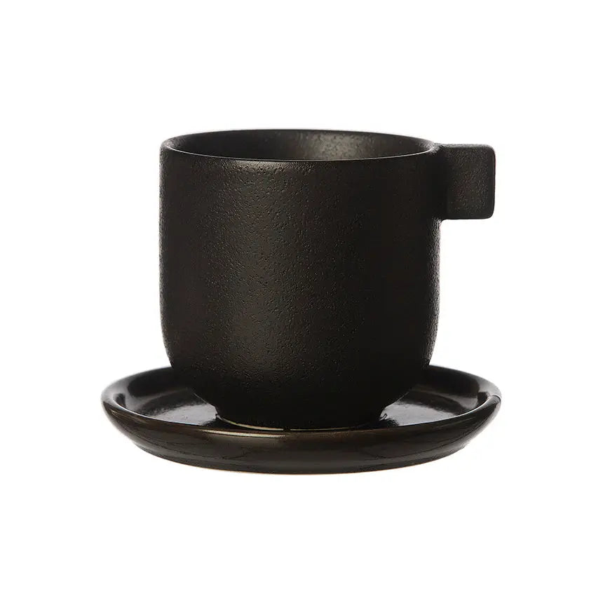 Ernst Ernst Coffee Cup With Saucer 8.5 Cm Black ERNST