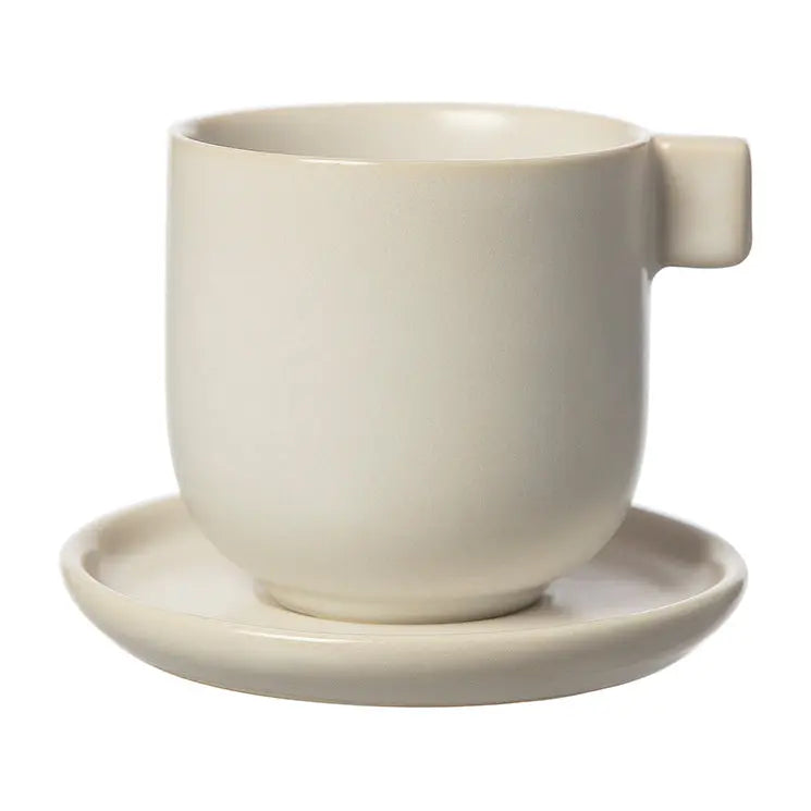 Ernst Ernst Coffee Cup With Saucer 8.5 Cm White Sand ERNST