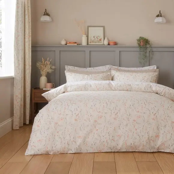 Esme Disty 100% Cotton Duvet Cover & Pillowcase Set Dunelm