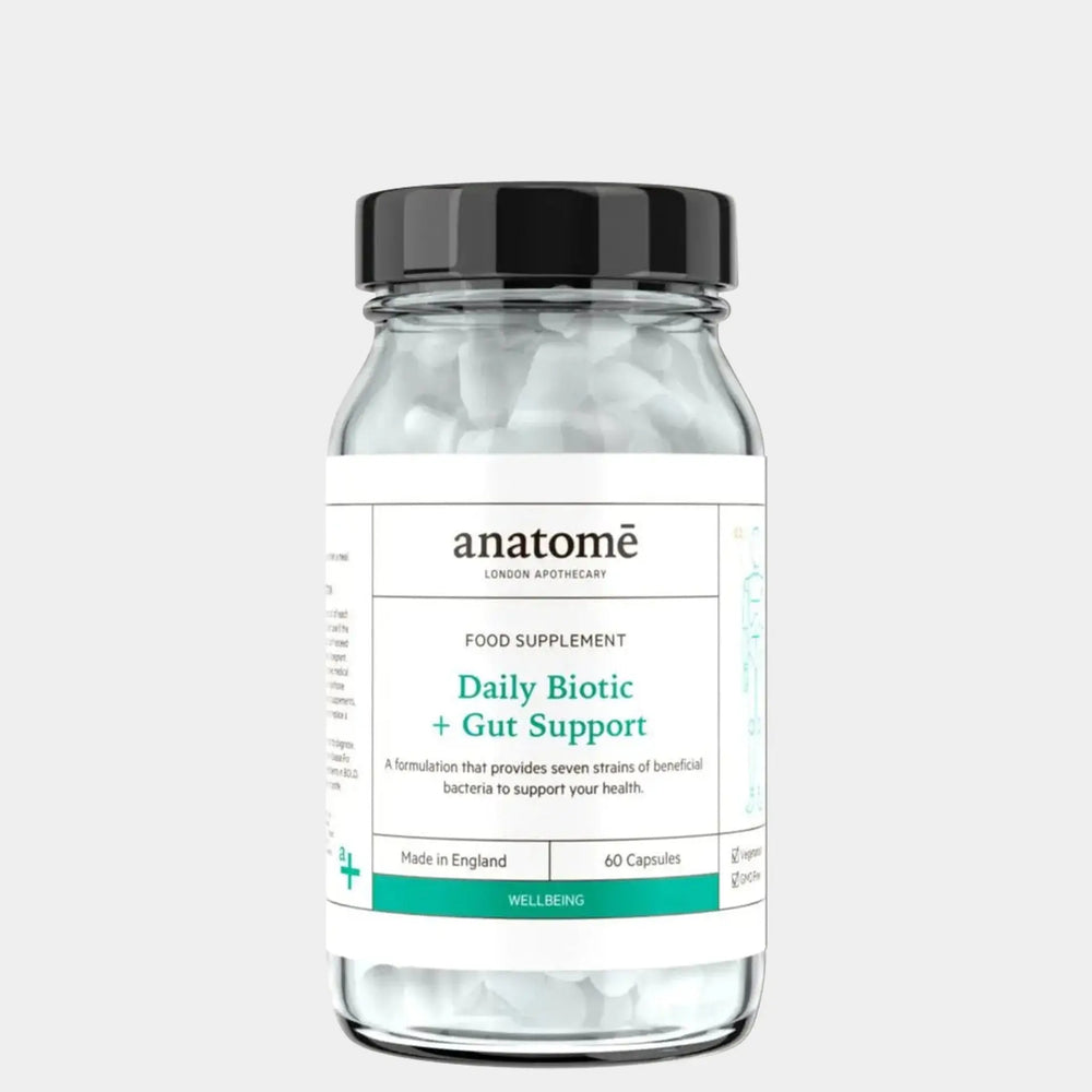 Essential Daily Probiotic Capsules+ Gut Support anatomē