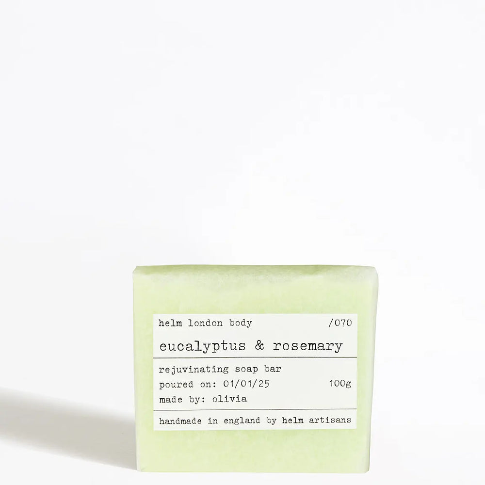 Eucalyptus & Rosemary Rejuvenating Soap Bar - 100g Helm London