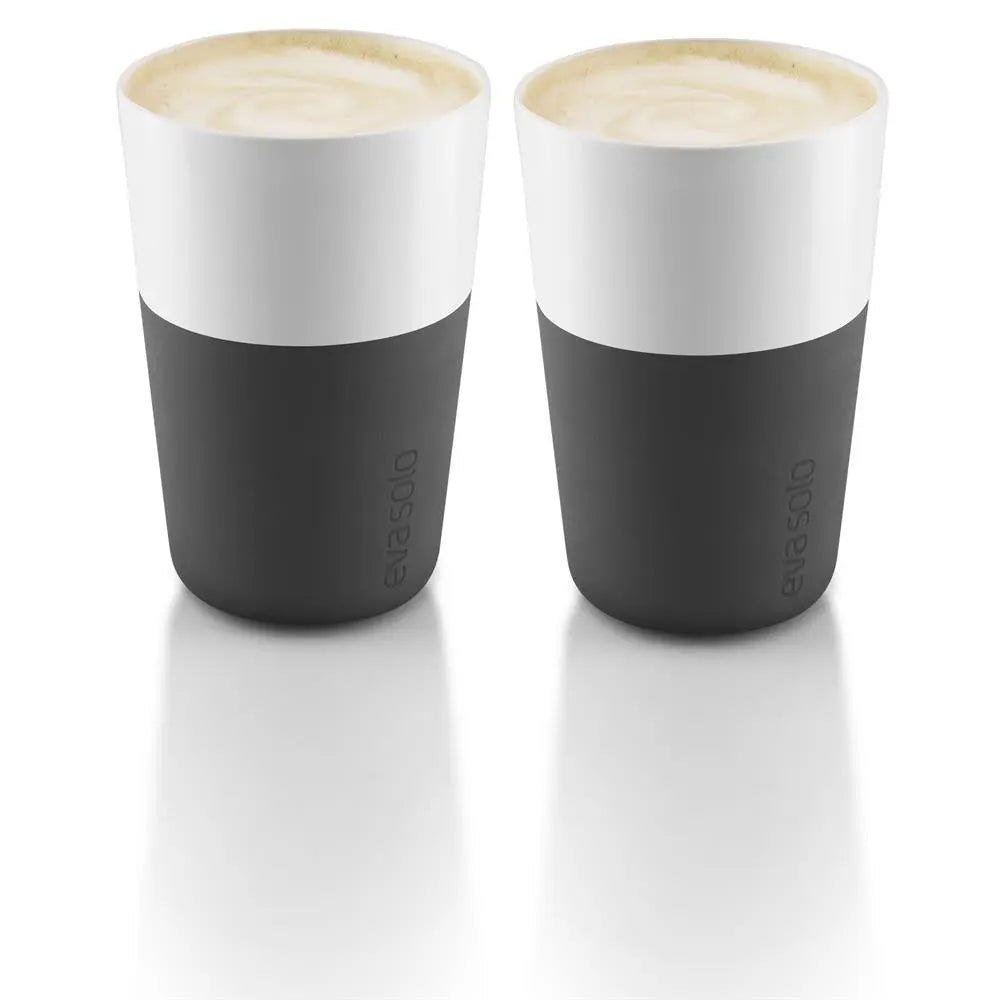 Eva Solo Eva Solo Cafe Latte Mug 2 Pack Black Eva Solo