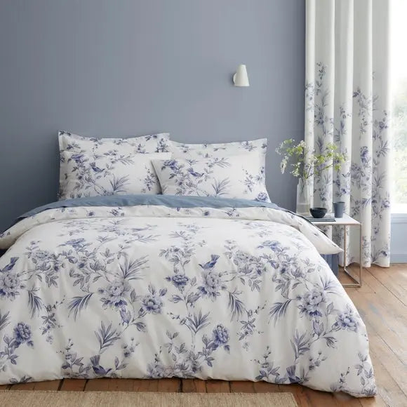 Eve Chinoiserie Duvet Cover & Pillowcase Set Dunelm