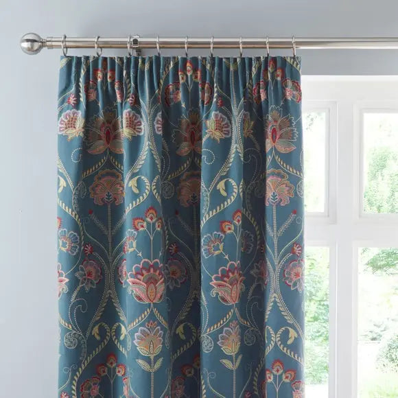 Evelyn Pencil Pleat Curtains Dunelm