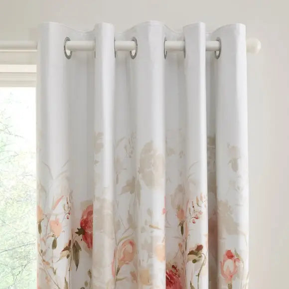 Evelyn Rose Blackout Eyelet Curtains Dunelm