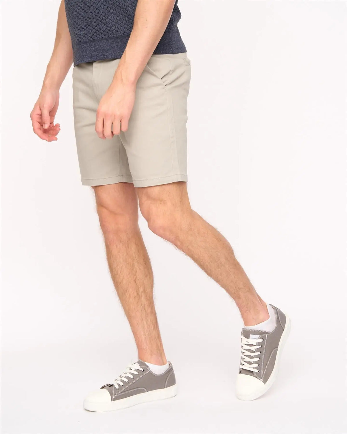 Everett Chino Shorts Light Grey Duck and Cover