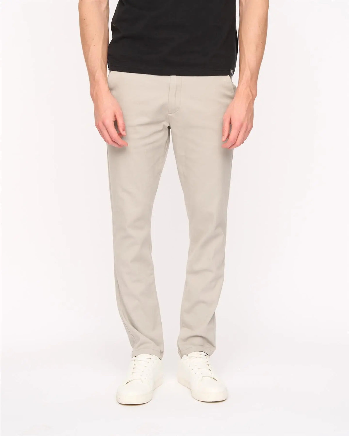 Everett Chinos Light Grey Duck and Cover