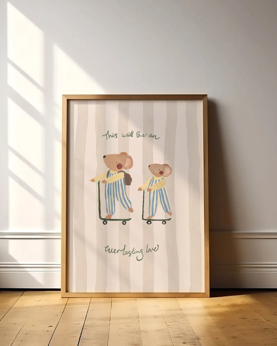 Everlasting Love - Mice Brothers Art Print Lion & The Pear
