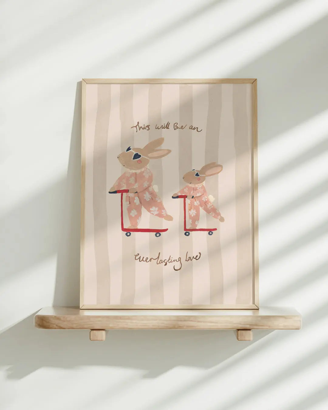 Everlasting Love - Siblings Art Print Lion & The Pear
