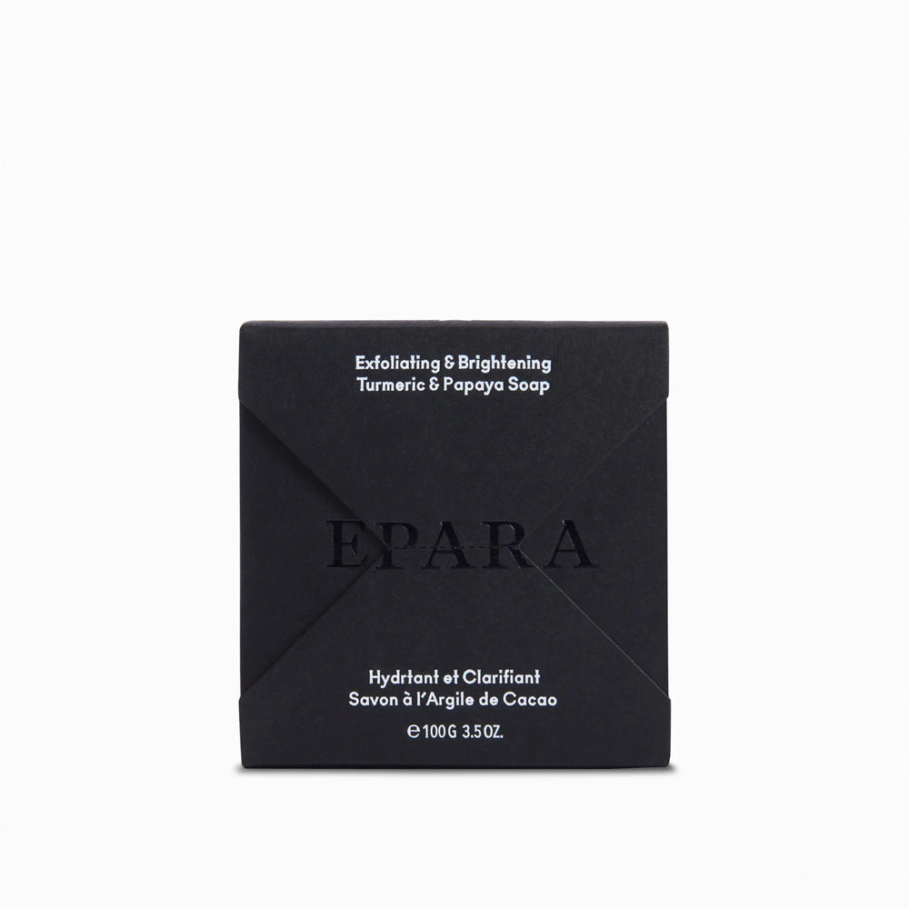 Exfoliating and Brightening (Turmeric and Papaya) Soap Epara Skincare