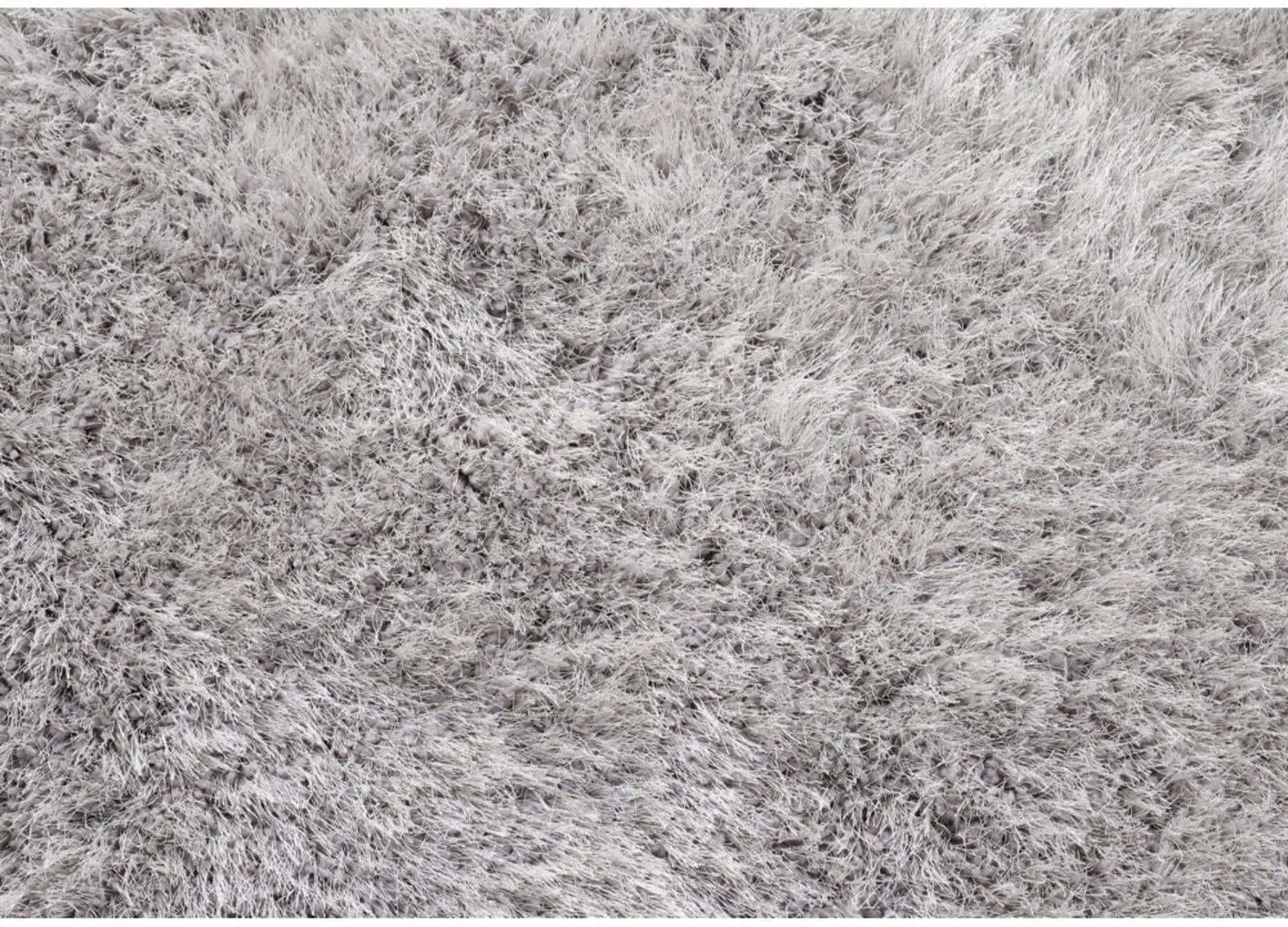Extravagance Silver Grey Shaggy Rug The Rugs