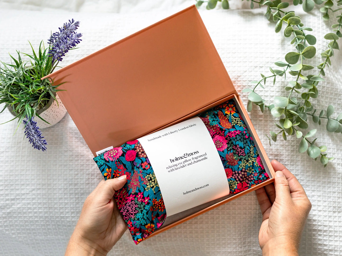 Eye Pillow with Lavender and Chamomile - Liberty Ciara C Print Holme & Moss