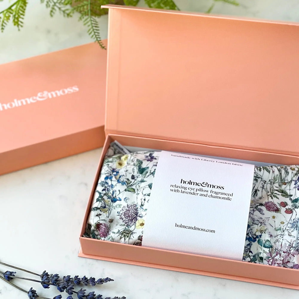 Eye Pillow with Lavender and Chamomile - Liberty Wild Flowers Print Holme & Moss