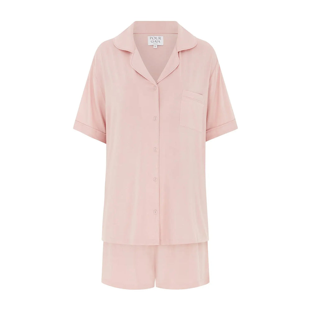 FELICITY Modal Pyjamas in PEONY PINK Pour Gaia Atelier