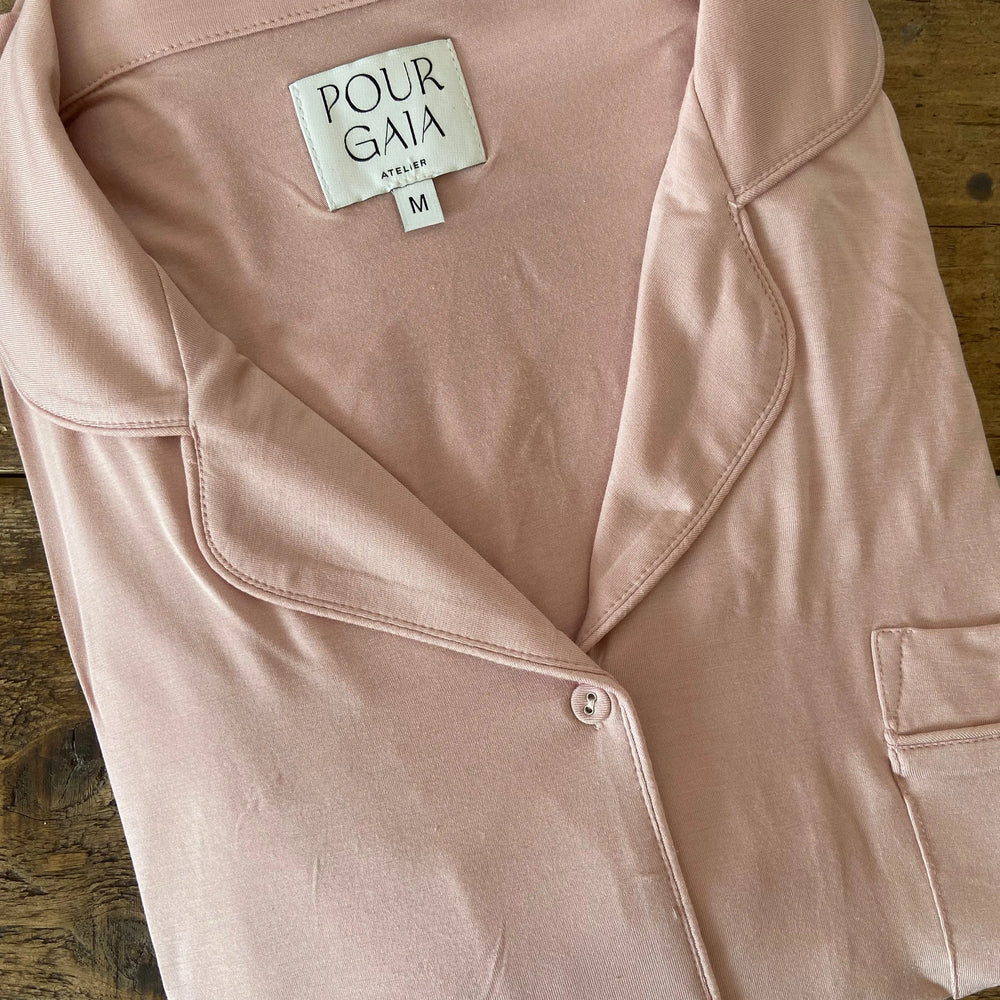 FELICITY Modal Pyjamas in PEONY PINK Pour Gaia Atelier