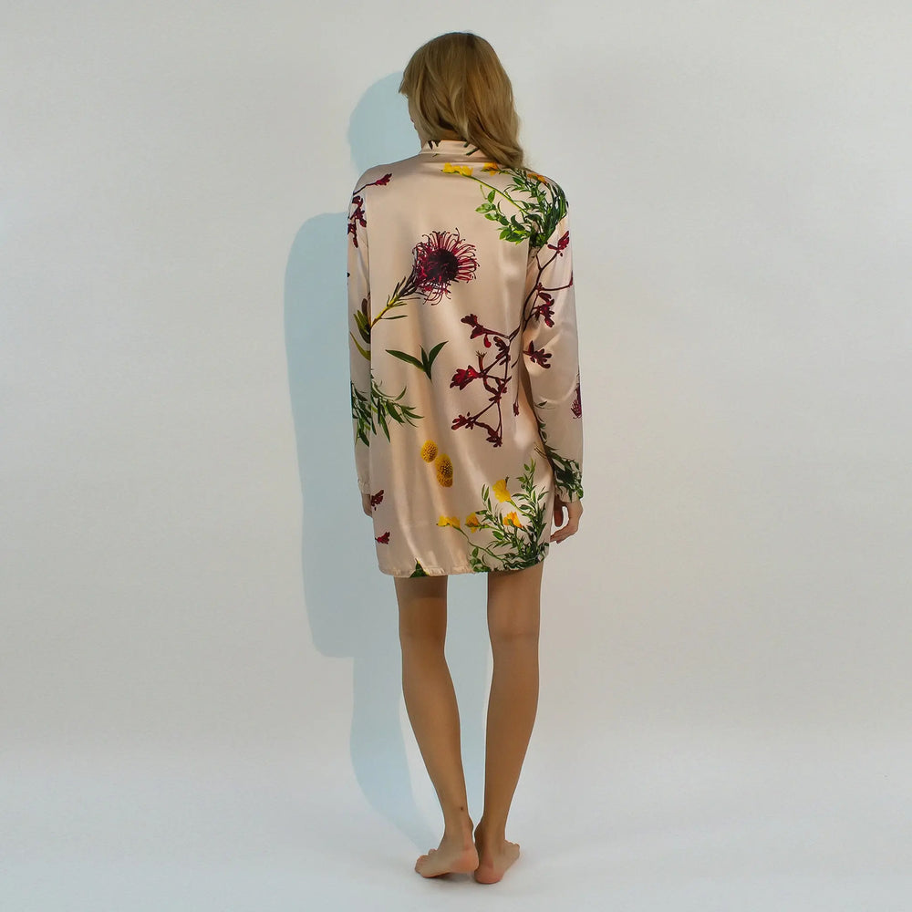 FLYING FLOWER Silk Bomber NOKAYA