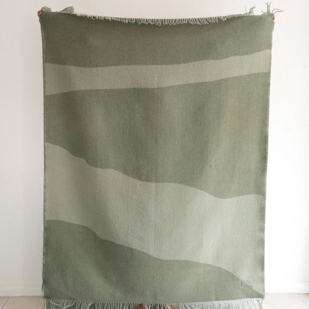FOREST Soft sage Blanket Forestry Wool
