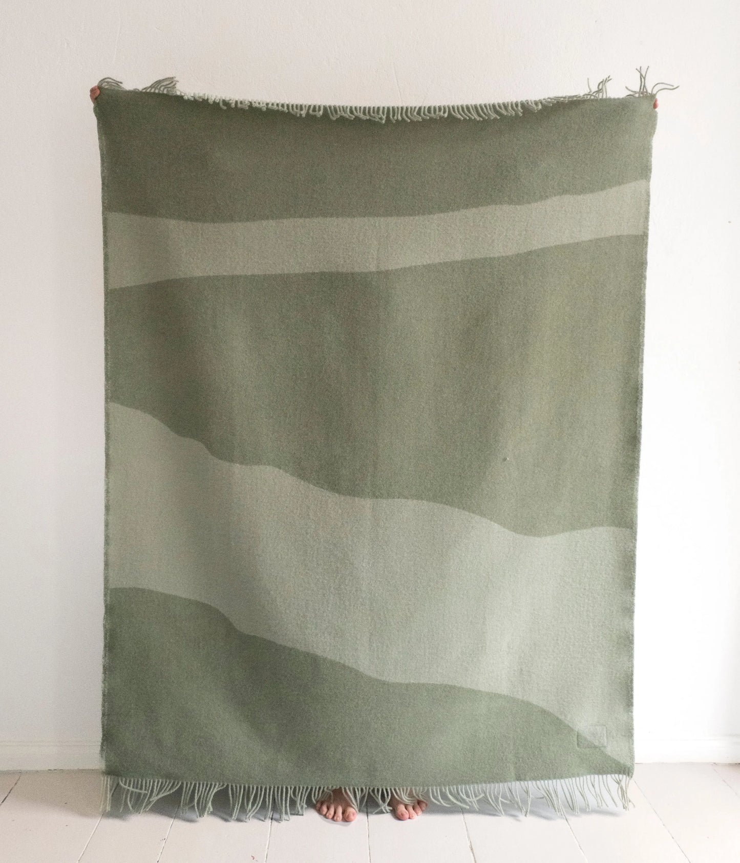 FOREST Soft sage Blanket Forestry Wool