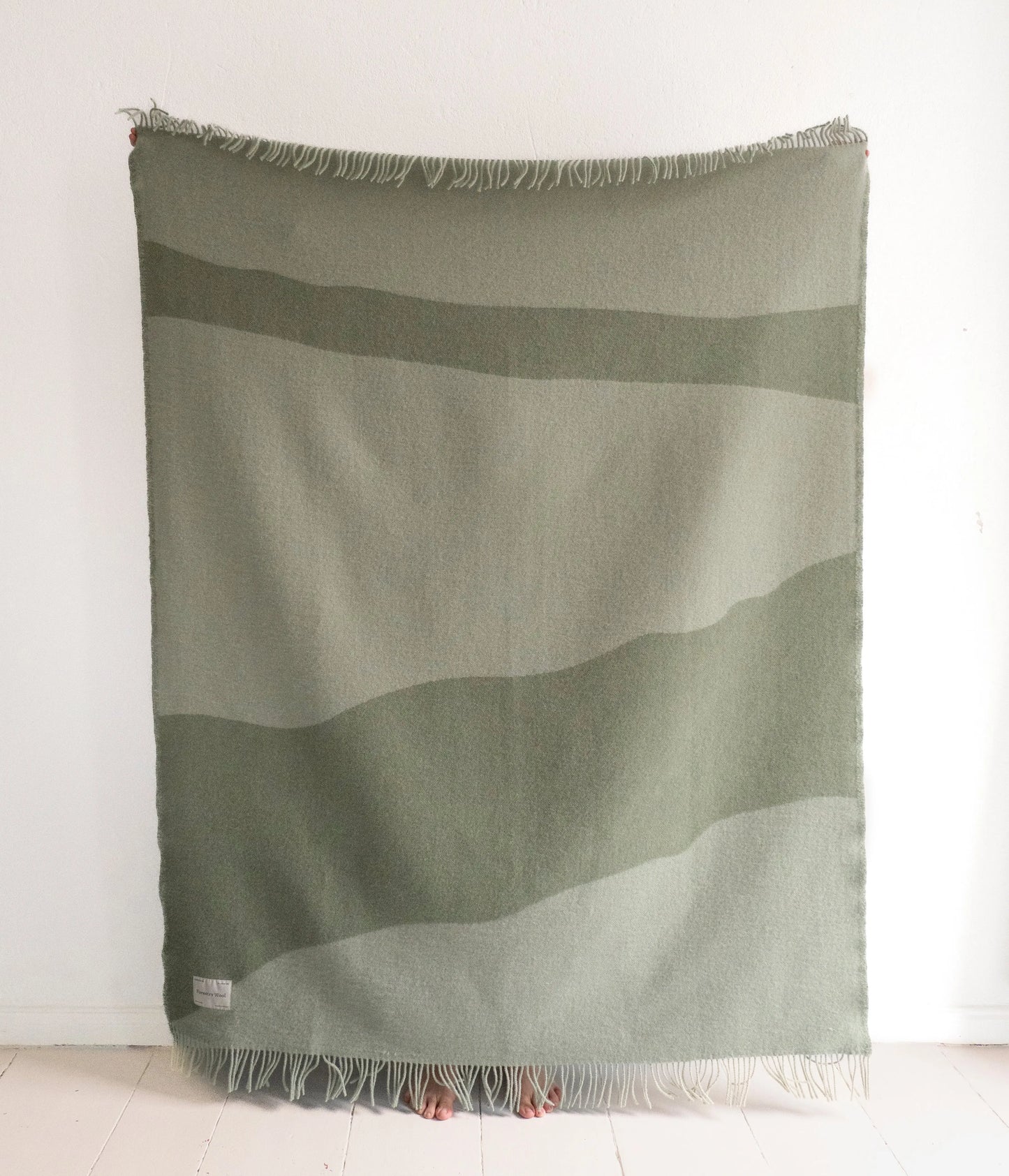FOREST Soft sage Blanket Forestry Wool