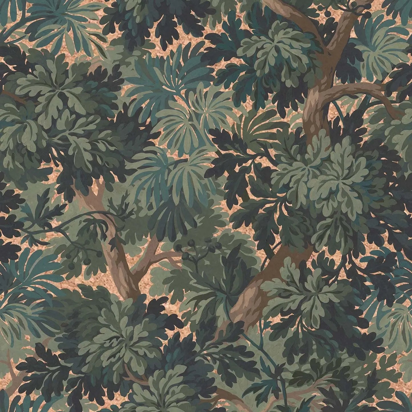 FORIS Cork Wallpaper - Cerulean House of Hackney