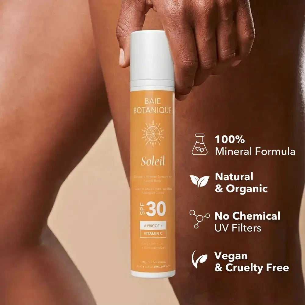 Face & Body Mineral Sunscreen SPF 30 with Vitamin C Baie Botanique