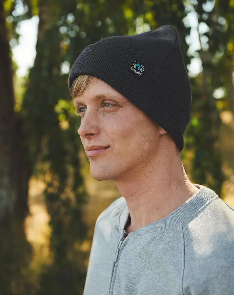 Fairtrade Organic Beanie Earth Wardrobe