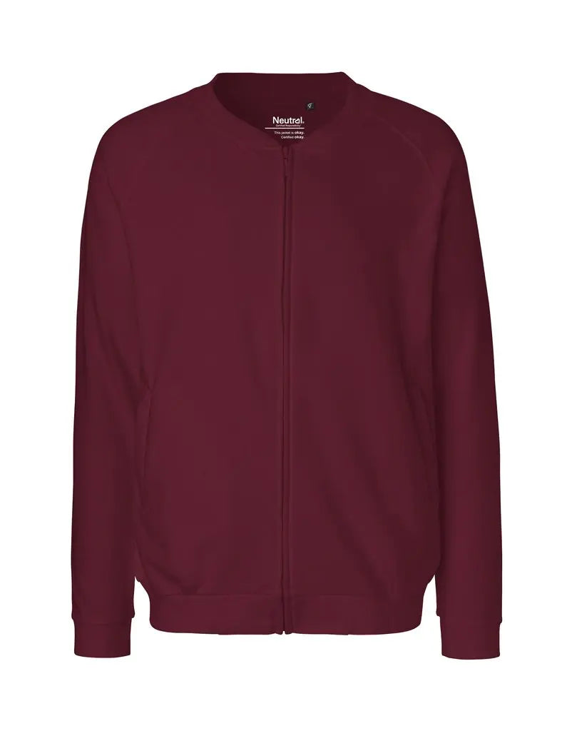 Fairtrade Organic Bomber Jacket: Unisex Earth Wardrobe
