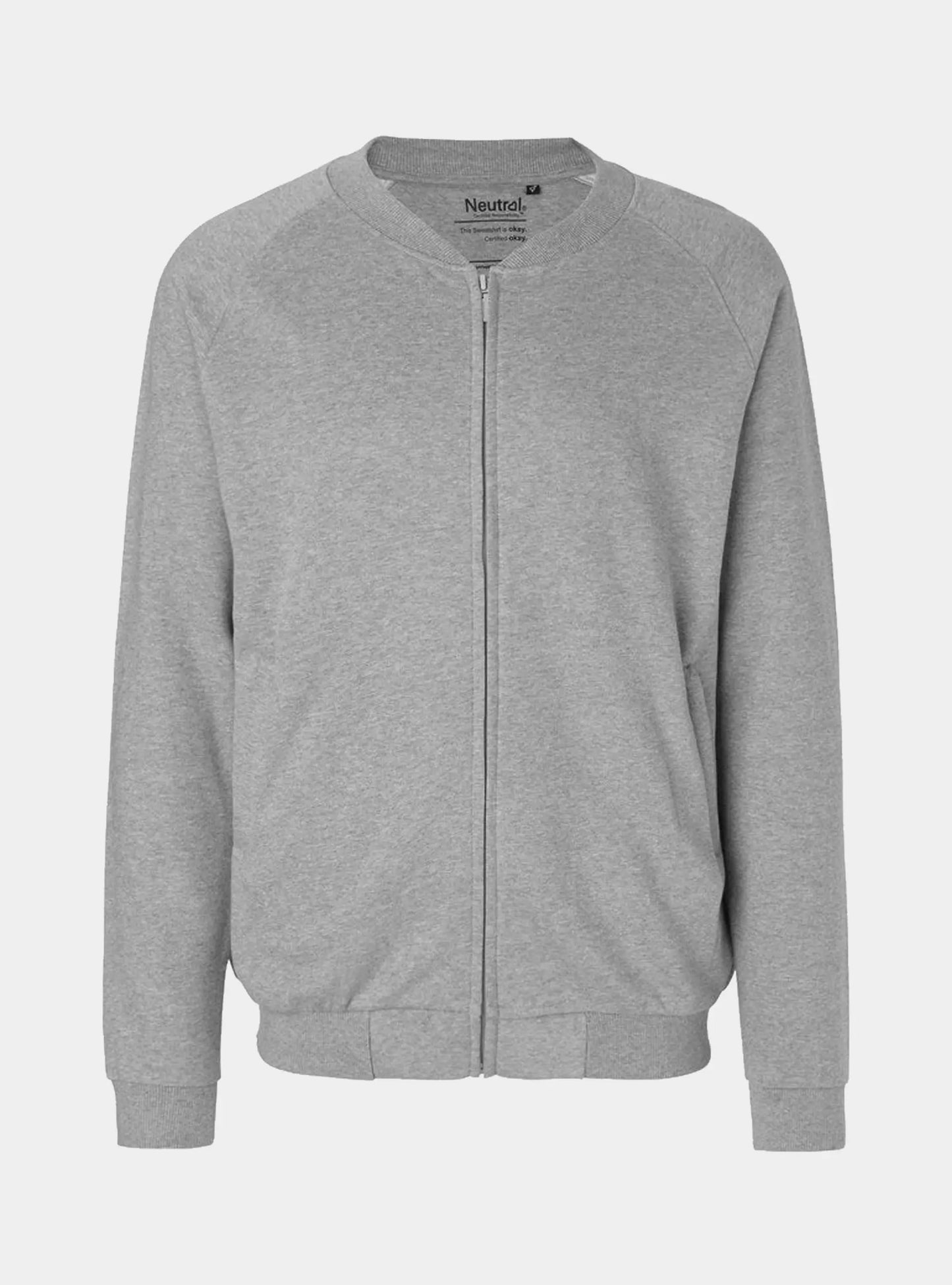 Fairtrade Organic Bomber Jacket: Unisex Earth Wardrobe
